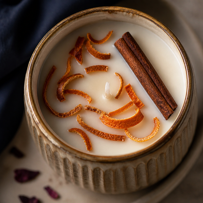 Vanilla Abundance Candle close-up detail