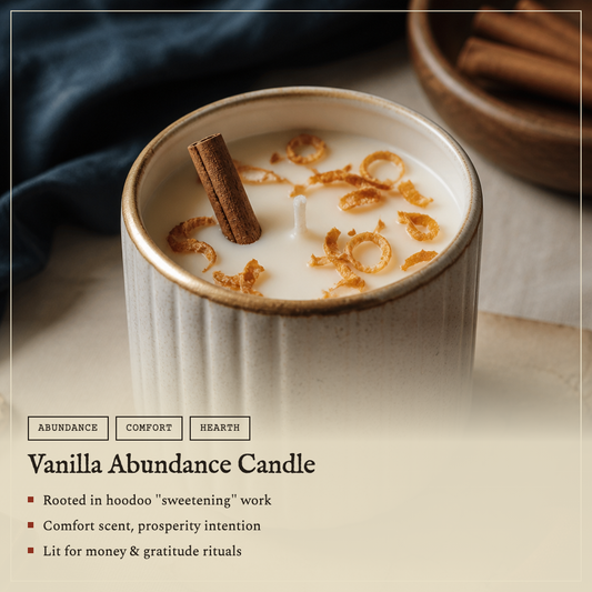 Vanilla Abundance Candle — spiritual meaning and how it works